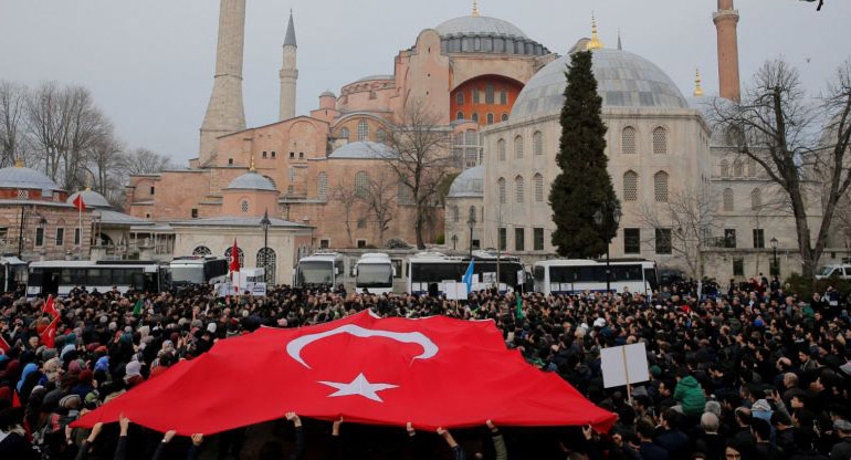 Κωνσταντινούπολη: Συμβολική κηδεία για τα θύματα της Νέας Ζηλανδίας