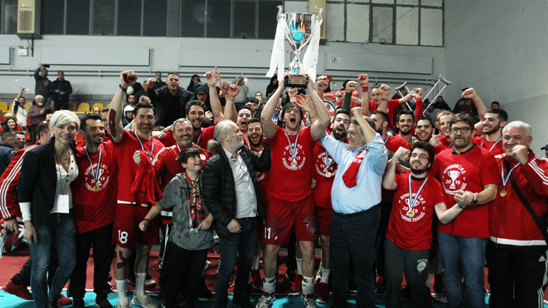 Χάντμπολ: Κατέκτησε το Κύπελλο ο Ολυμπιακός, 23-13 την ΑΕΚ