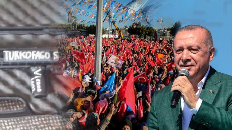 Σε προεκλογικό παροξυσμό ο Ερντογάν