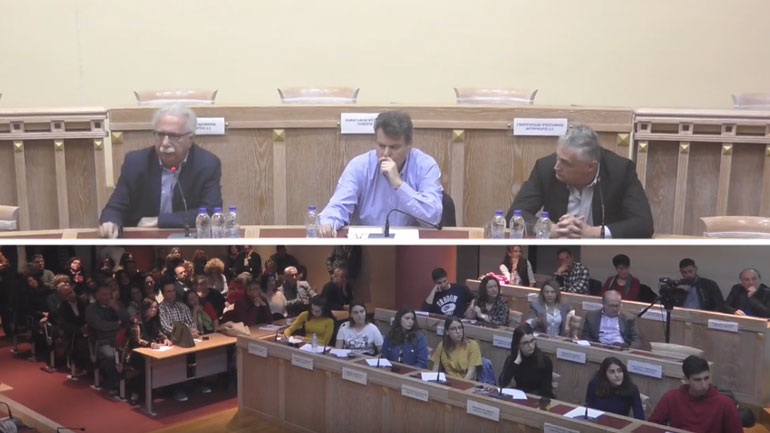 Ανοιχτή συζήτηση Κ. Γαβρόγλου με μαθητές, εκπαιδευτικούς και γονείς του Α’ Λυκείου Γλυφάδας