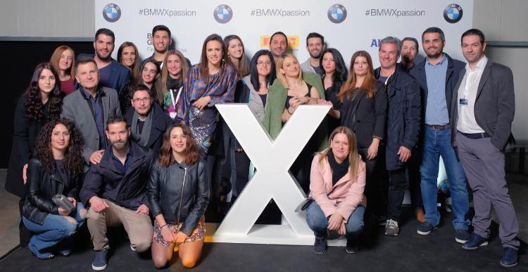 Το Team της BMW που διοργάνωσε το Xpassion..