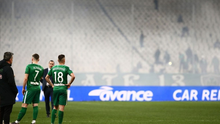 Παναθηναϊκός: Σκέψεις για ένσταση αντικανονικής διακοπής του ντέρμπι