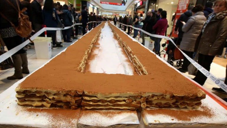 Ρεκόρ μεγαλύτερου… τιραμισού στο Μιλάνο!
