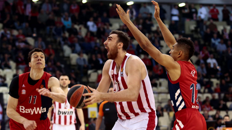 Eύκολη νίκη με καλή εμφάνιση για τον Ολυμπιακό, 89-69 την Μπάγερν Μονάχου