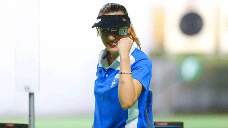 Ρίχνεται στη μάχη του ευρωπαϊκού πρωταθλήματος αεροβόλων όπλων η Κορακάκη