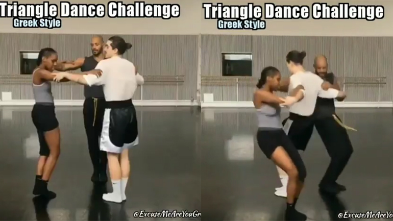 #TriangleDanceChallenge αλά ελληνικά