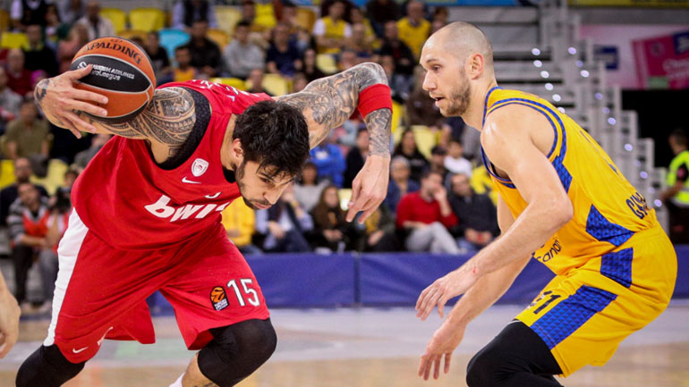 Τραγική εμφάνιση και συντριβή για τον Ολυμπιακό με 90-67 από την Γκραν Κανάρια