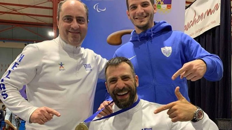 Ξιφασκία (ΑμεΑ): «Χάλκινος» ο Τριανταφύλλου στο Παγκόσμιο Κύπελλο της Πίζας