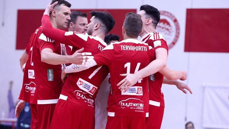 Βόλεϊ: Εξασφάλισε την πρωτιά ο Ολυμπιακός, 3-1 τον ΠΑΟΚ