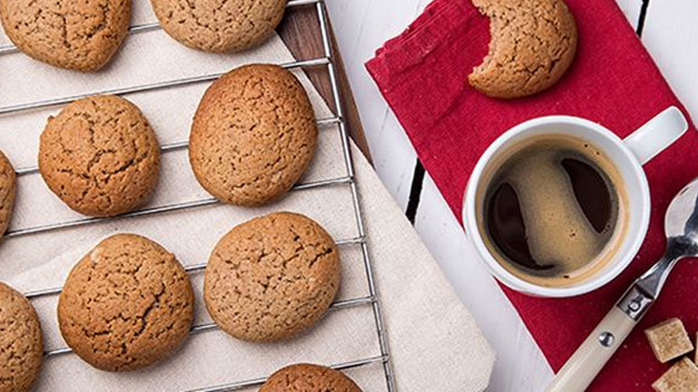 Λαχταριστά μπισκότα με σίκαλη ταχίνι και σοκολάτα!