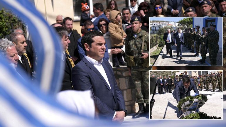 Τουρκικά μαχητικά παρενόχλησαν το ελικόπτερο του πρωθυπουργού στο Αγαθονήσι