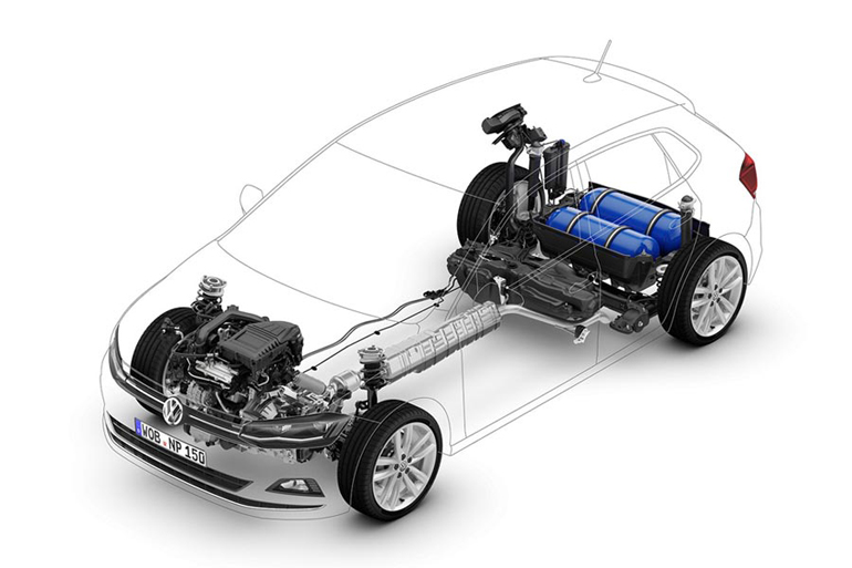 Ακτινογραφία της έκδοση του VW Polo στην έκδοση με το φυσικό άεριο