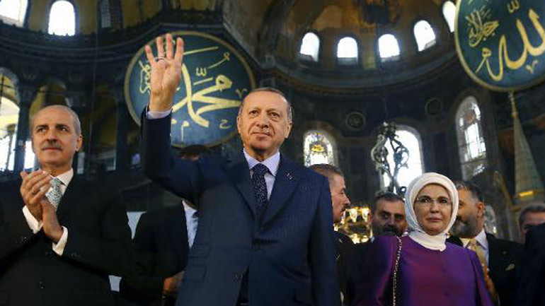 Μετατροπή της Αγια-Σοφιάς σε τζαμί, τα «αντίποινα» του Ερντογάν για τα Υψίπεδα του Γκολάν