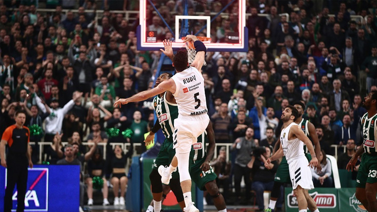 Έχασε στο δέκατο ο Παναθηναϊκός, 74-73 η Ρεάλ με buzzer του Ρούντι