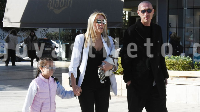 Έλενα Ασημακοπούλου – Μπρούνο Τσιρίλο: Βόλτα με την κόρη τους στην Κηφισιά!