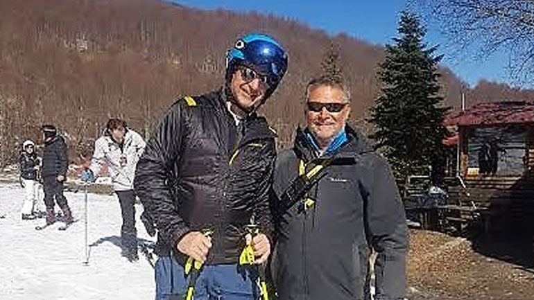 Για σκι στα 3-5 Πηγάδια ο Κυριάκος Μητσοτάκης