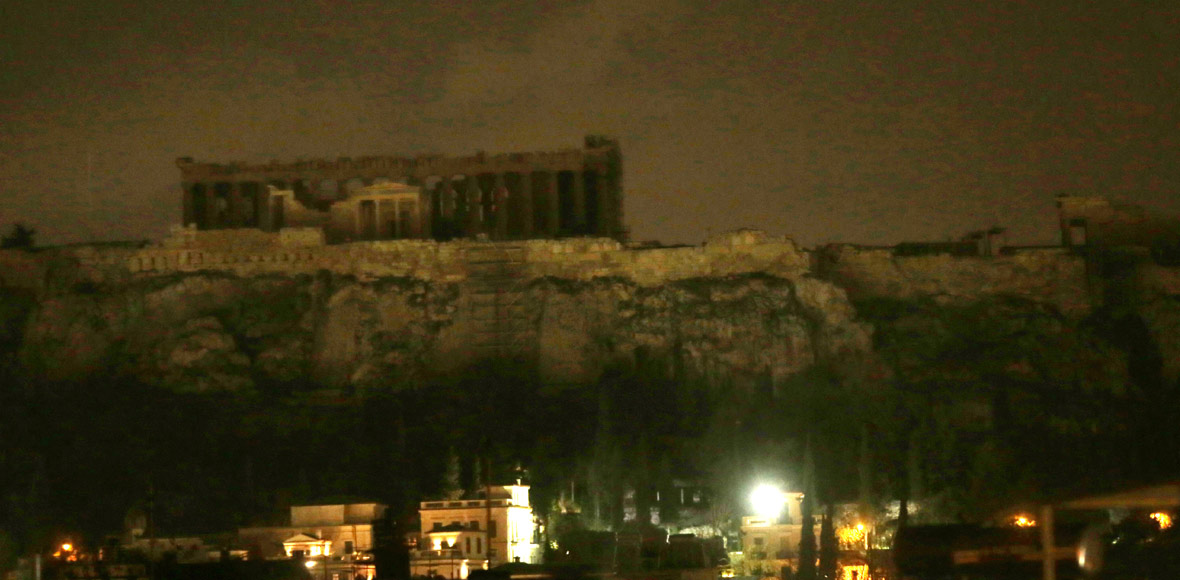 Στο σκοτάδι η Ακρόπολη για την Ώρα της Γης