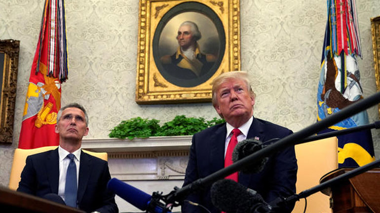 ΗΠΑ: Ο Τραμπ  χαιρέτισε τη «θεαματική αύξηση» των δαπανών των κρατών μελών του ΝΑΤΟ