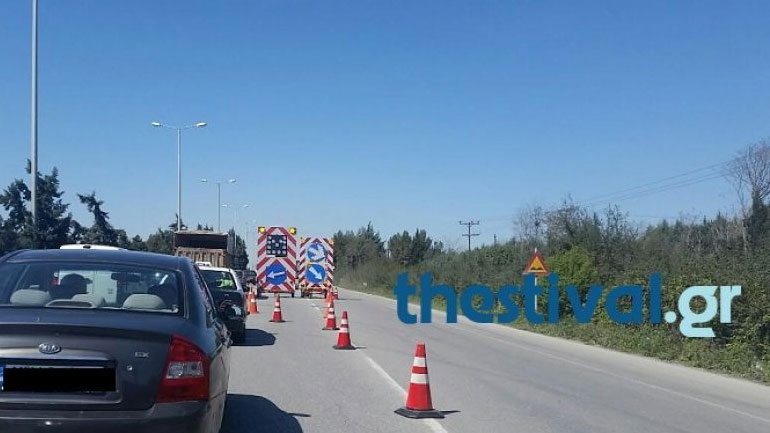 Εργασίες συντήρησης στην Παλαιά Εθνική Οδό Θεσσαλονίκης – Κιλκίς