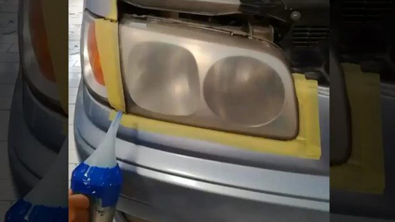 Καθαρισμός θολωμένων προβολέων