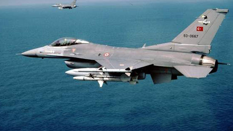 Δύο τουρκικά F-16 πέταξαν πάνω από τις Οινούσσες και την Παναγιά