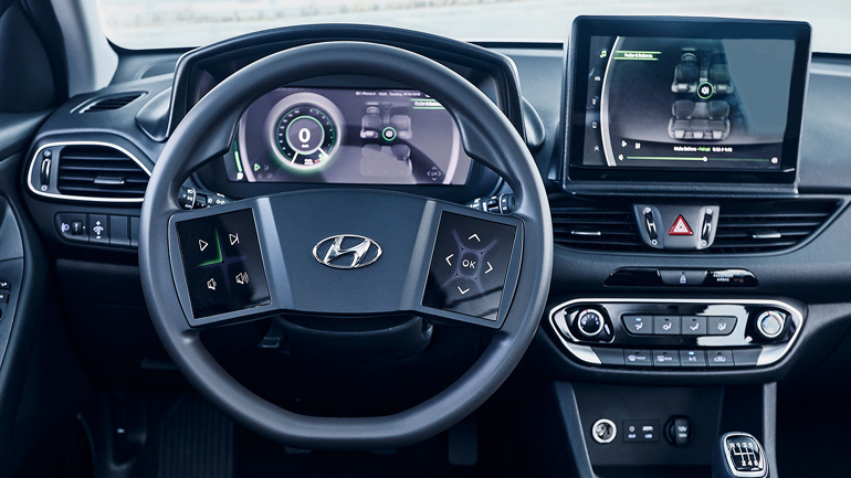 H Hyundai κάνει ψηφιακό ακόμη και το τιμόνι