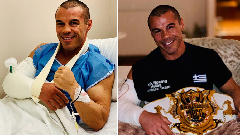 Στο κρεβάτι του πόνου αγκαλιά με την ζώνη του παγκόσμιου πρωταθλητή