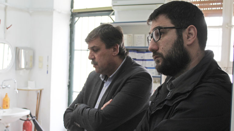 Περιοδεία του Ν. Ηλιόπουλου στο Κέντρο Υγείας του Νέου Κόσμου