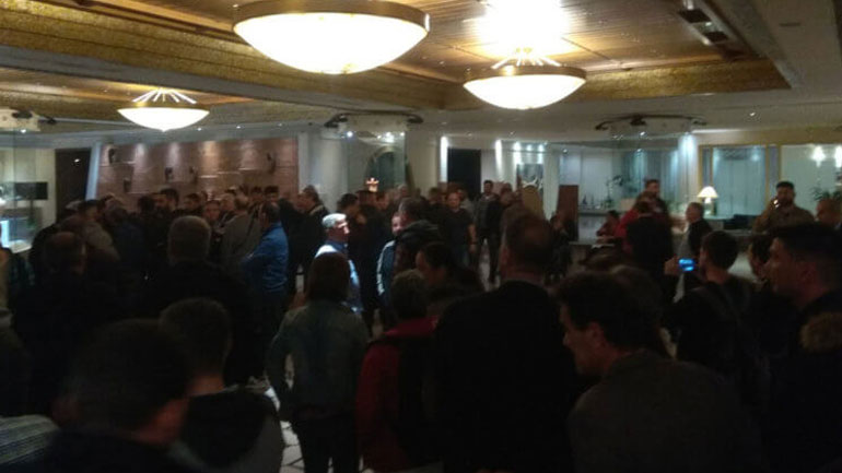 Υπό κατάληψη παραμένει το «Ρόδος Παλλάς» μετά τα επεισόδια