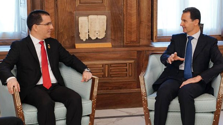 ΥΠΕΞ Bενεζουέλας: Θέλουμε να αποφύγουμε μια σύγκρουση όπως αυτή που ξεκληρίζει τη Συρία ΥΠΕΞ Bενεζουέλας: Θέλουμε να αποφύγουμε μια σύγκρουση όπως αυτή που ξεκληρίζει τη Συρία