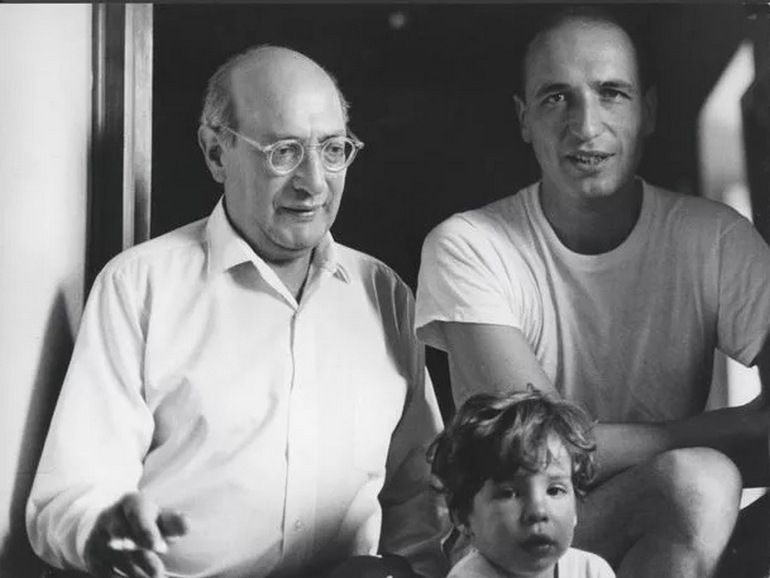 Ο Mark Rothko με τον Carlo Battaglia και τον Christopher Rothko στη Ρώμη το 1966