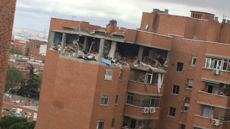 Έκρηξη σε κτήριο στη Μαδρίτη – Πληροφορίες για δεκάδες τραυματίες