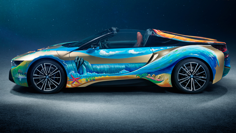 Έργο τέχνης το BMW i8 Roadster Έργο τέχνης το BMW i8 Roadster