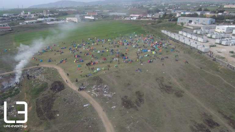 Διαβατά: Ο νέος καταυλισμός που έστησαν οι πρόσφυγες από ψηλά