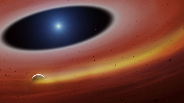 Ανακαλύφθηκε εξωπλανήτης σε αποσύνθεση πέριξ ενός νεκρού άστρου