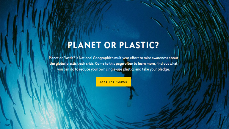 Το National Geographic μας υπενθυμίζει το ερώτημα: «Planet or Plastic?» (Πλανήτης ή πλαστικά;)