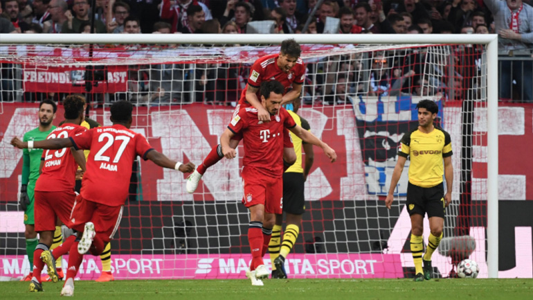Γερμανία: Η Μπάγερν συνέτριψε 5-0 την Ντόρτμουντ και επέστρεψε στην κορυφή!