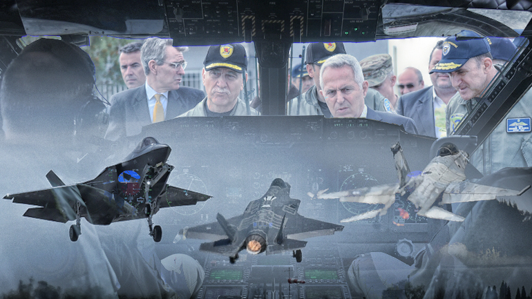 Έκοψαν την ανάσα τα μαχητικά της Συμμαχίας στην Ανδραβίδα