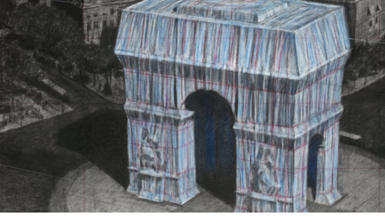 Ο Christo «ντύνει» την Αψίδα του Θριάμβου στο Παρίσι