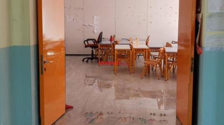 Πλημμύρισαν όλες οι τάξεις σε σχολείο της Πάτρας