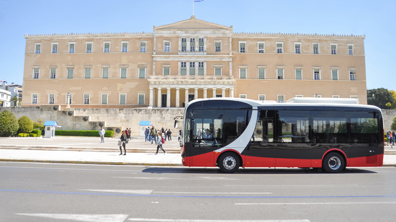 Στους δρόμους της Αθήνας το ηλεκτρικό λεωφορείο της BYD