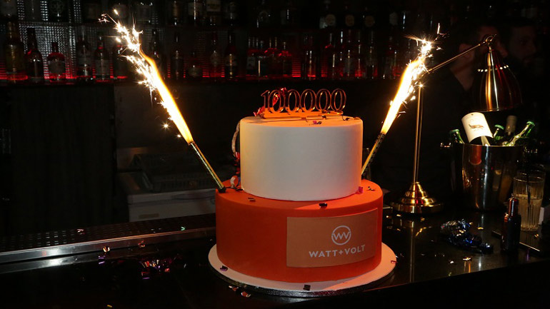 Η WATT+VOLT έλαμψε γιορτάζοντας τους 100.000 πελάτες της