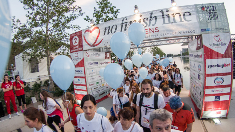 Την Τετάρτη 12.000 δρομείς τρέχουν στο No Finish Line
