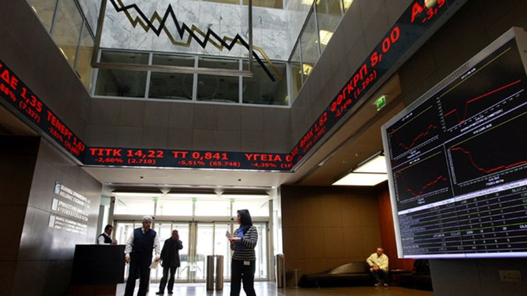 Πτωτικές τάσεις στο Χρηματιστήριο Αθηνών