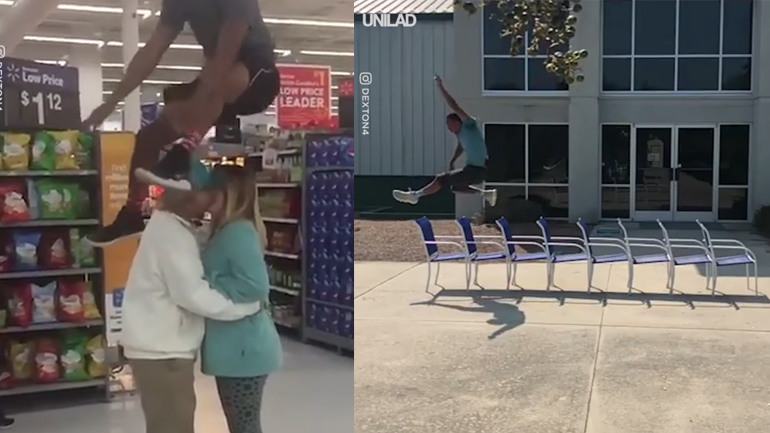 Ο τύπος που πηδάει τα πάντα!