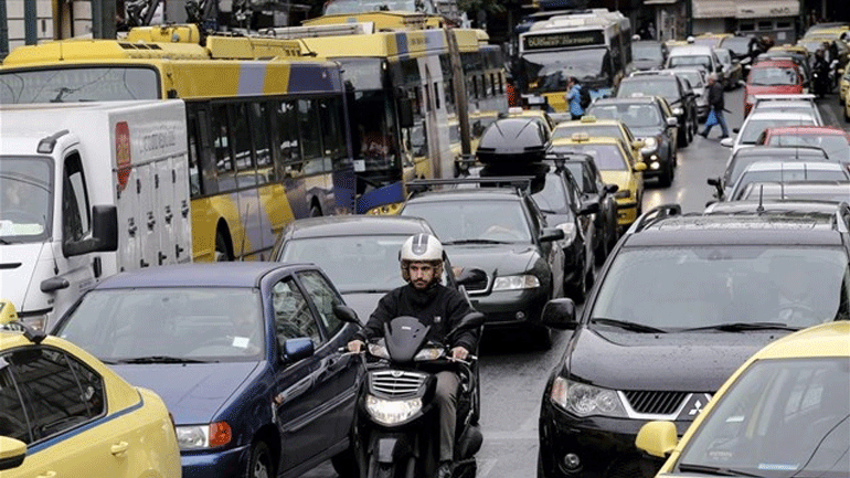 Κυκλοφοριακό κομφούζιο στην Αθήνα