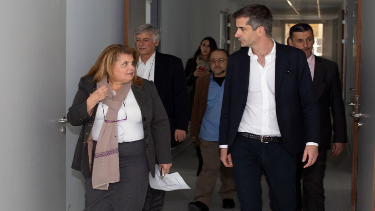 Επίσκεψη του Κώστα Μπακογιάννη στο Άσυλο Ανιάτων