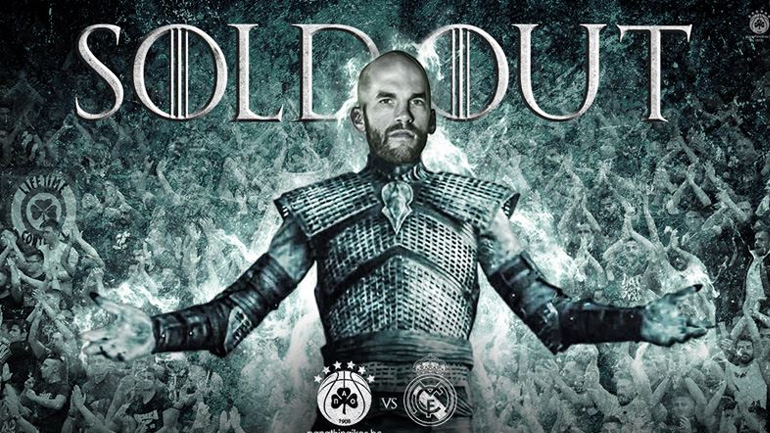 Παναθηναϊκός: Sold out κι επίσημα το τρίτο παιχνίδι με τη Ρεάλ Μαδρίτης