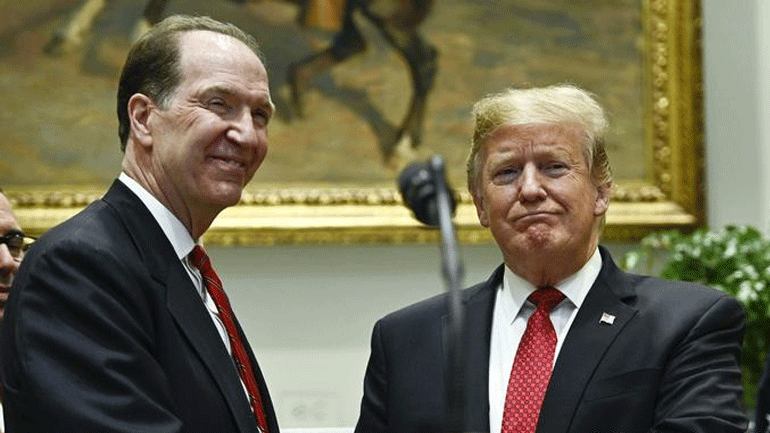 Έμπιστος του Τραμπ ο πρόεδρος της Παγκόσμιας Τράπεζας