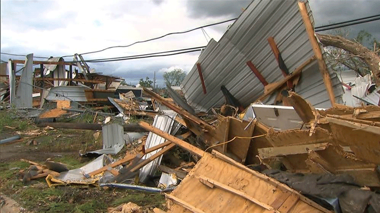 Φονικοί ανεμοστρόβιλοι σάρωσαν τον αμερικανικό Νότο – Δύο παιδιά νεκρά